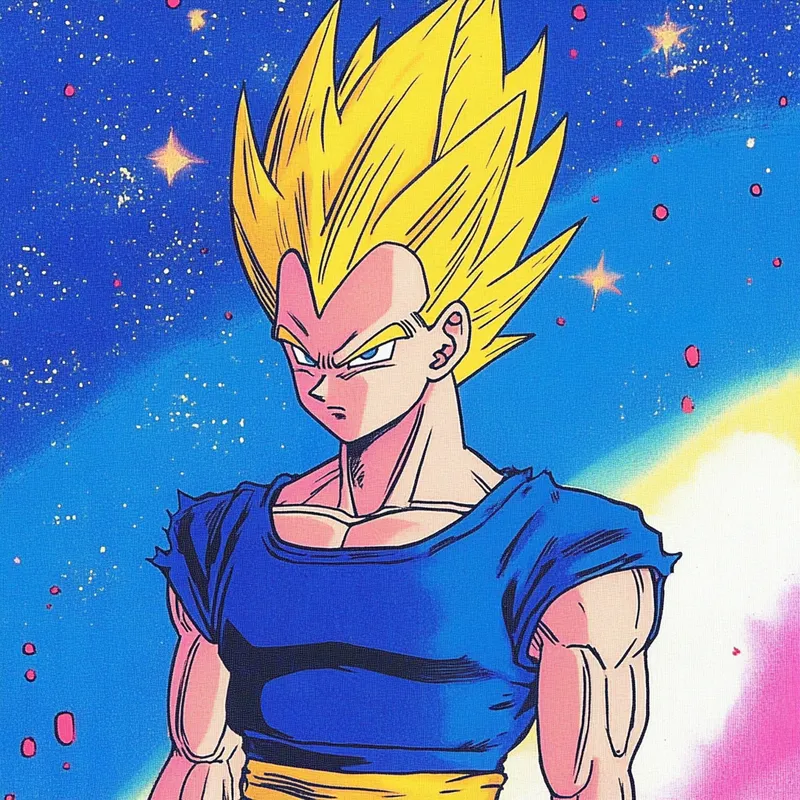 dragon ball character  --sref 3136260955