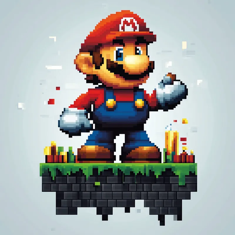 super mario sprite  --sref 882031366