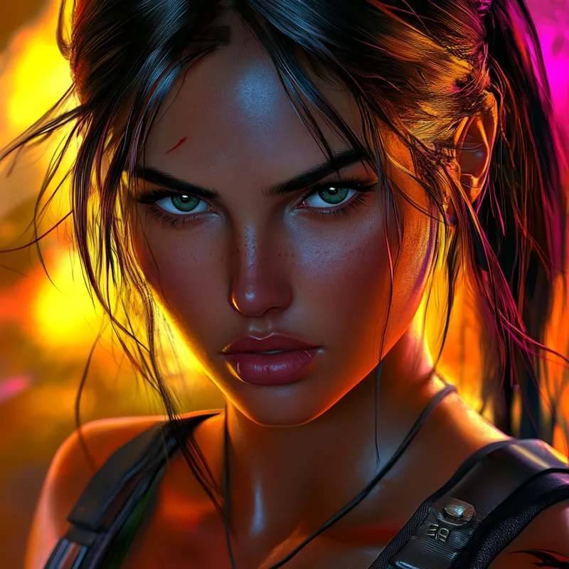 lara croft  --sref 4062154924