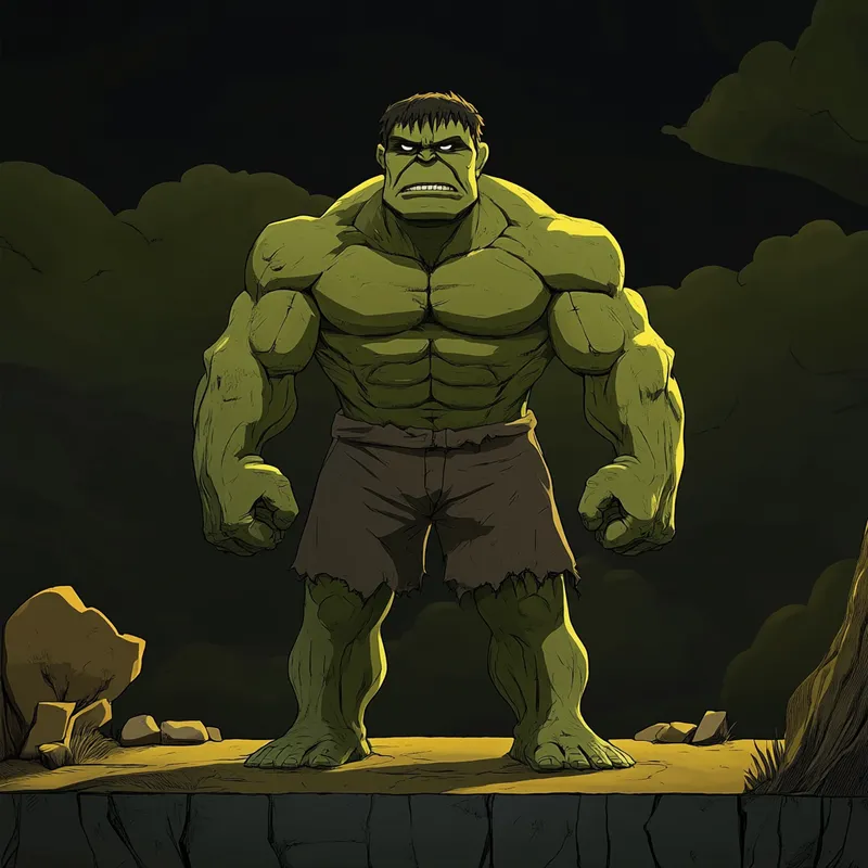 Hulk  --sref 2876950209