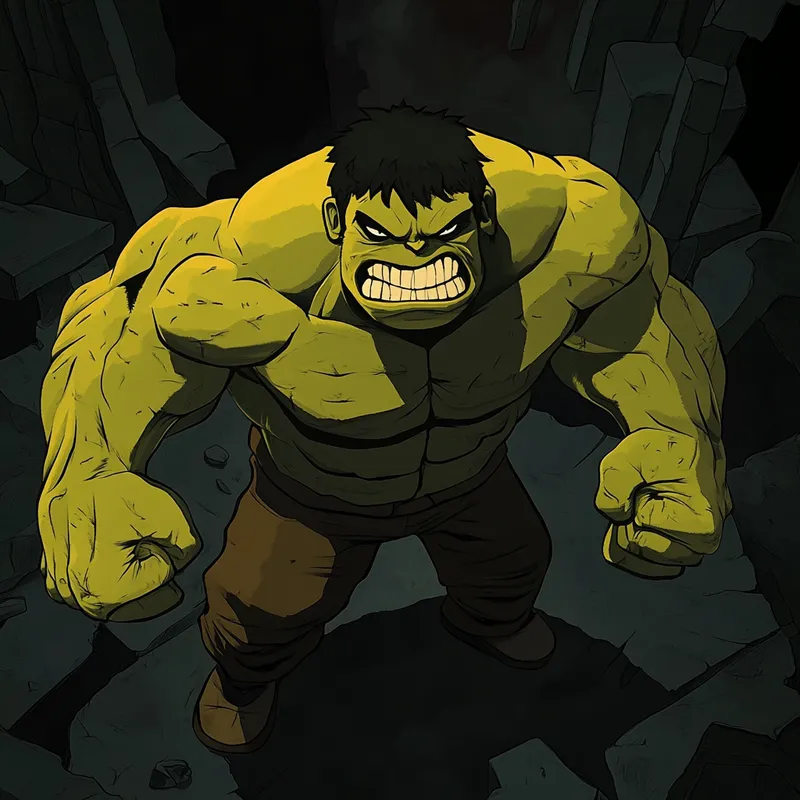 Hulk  --sref 2876950209