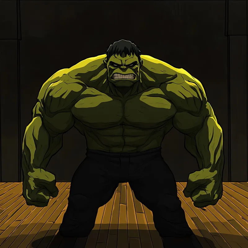 Hulk  --sref 2876950209