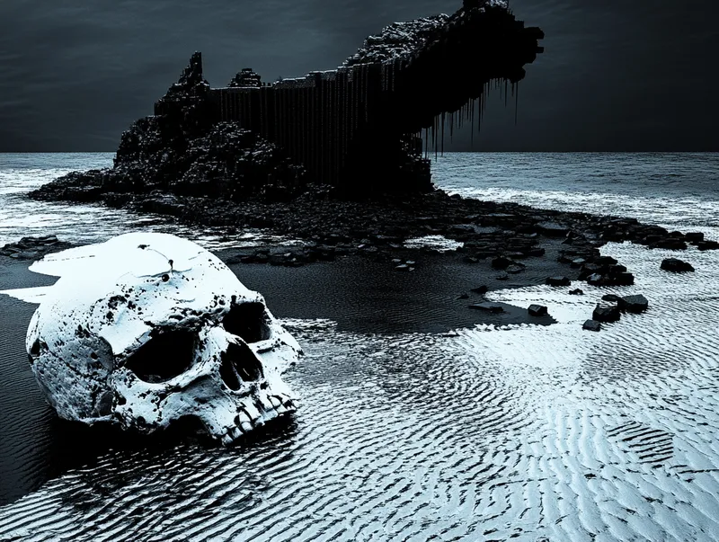 Beached Things Death Stranding  --sref 2262417361