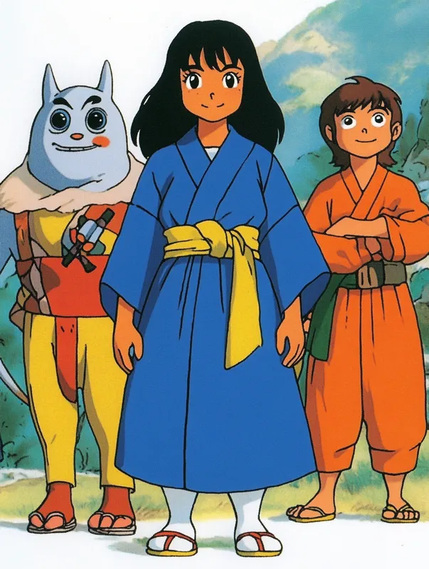 ghibli characters  --sref 2728743968