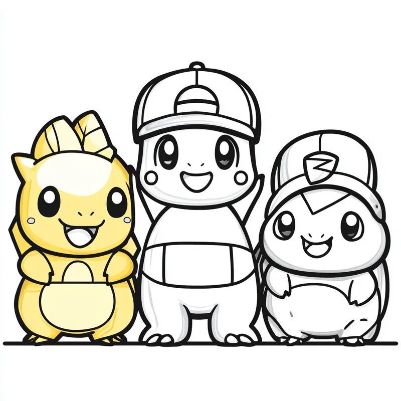 Pokemons  --sref 1571844914