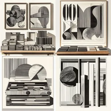 {absurdres, knolling} --sref 06790 --sw 1000 --v 6.1