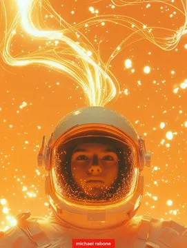 Style reference + fire ember prompt

close-up cinematic movie scene of young astronaut wearing futuristic spacesuit floating in space with sparks and fire embers all around, lots of bokeh --ar 4:3 --style raw --sref 1556058944 --sw 100 --stylize 800

Outer space with #Midjourney