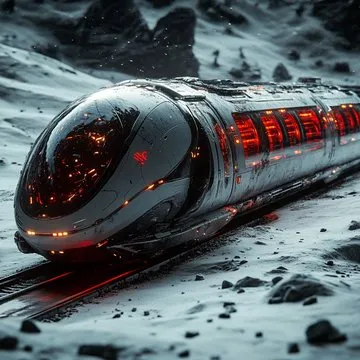  QT with your --sref 157705617  art  
 first img prompt：futuristic cylindrical superconducting maglev train on the moon --sref 157705617 --v 6.1 --s 1000
more prompt and code: https://midjourneysref.com 
 inspired by @WorldEverett
#midjourney #nijijourney #PromptShare