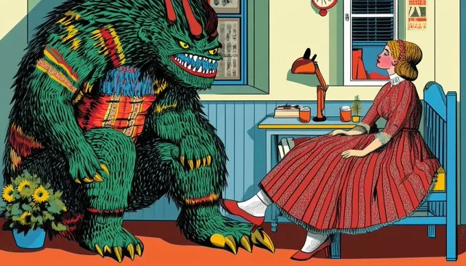 Happy Friday, my favorite monsters!

--sref 1715585472

Here’s a fun vintage illustration meets bold comic line styling to boost your creativity heading into the weekend.