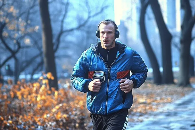 Can you feel the 80s?

a man running with headphones and a walkman in the jacket in Central Park, New York City --sref 1773118955 --ar 3:2