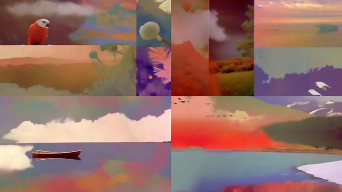 A Medley of Ethereal Horizons in Warm Hues

--sref 2543582696

#Midjourney #AIArt