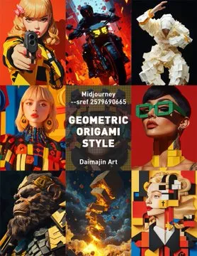 Fantastic find by @daimajinart 

I'd call this: Lego 

Gives great results for all things modular and geometric and putting lego into the prompt feels just natural.

--sref 2579690665