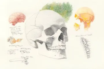 Human anatomy with a touch of Renaissance-inspired sketches 

--sref 443429906